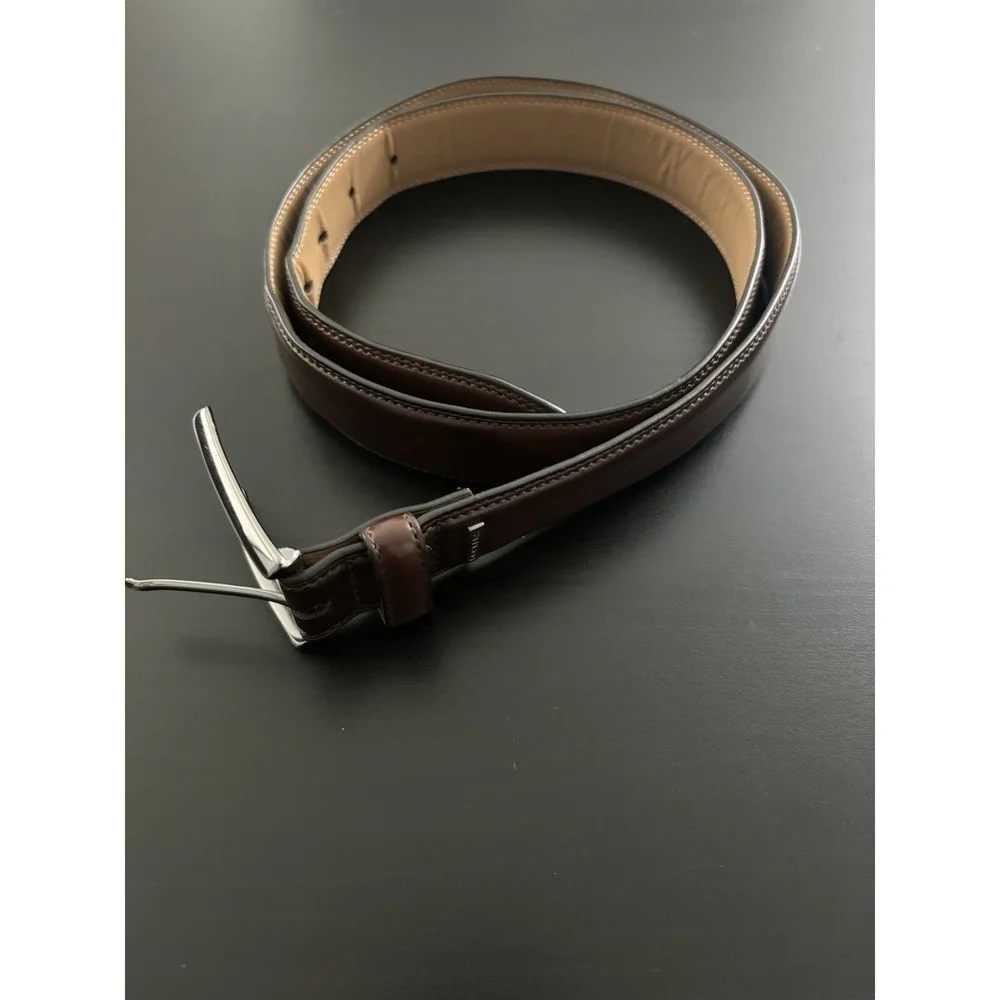 Dockers Leather‎ Dress Belt Walnut Brown Size 36 Men's